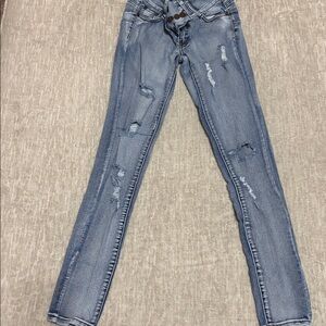 Fashion Nova Light Blue Skinny Jeans